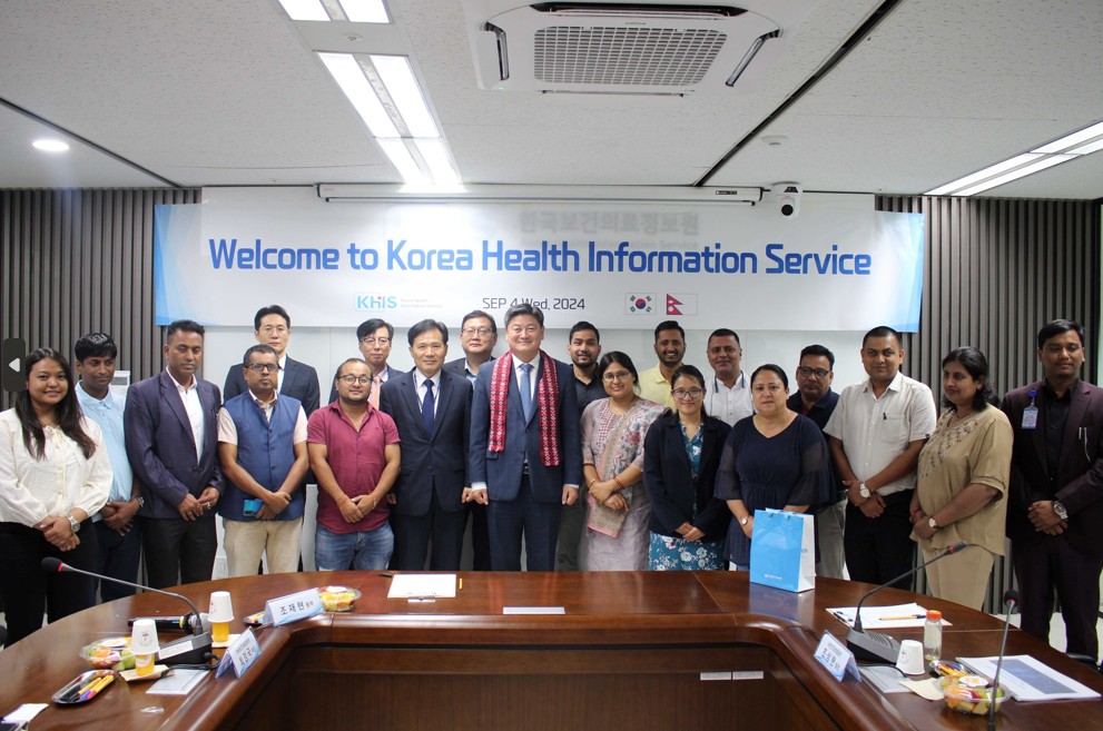 (`24.09.04)한국보건의료정보원, 네팔 보건의료 관계자 초청 연수 진행