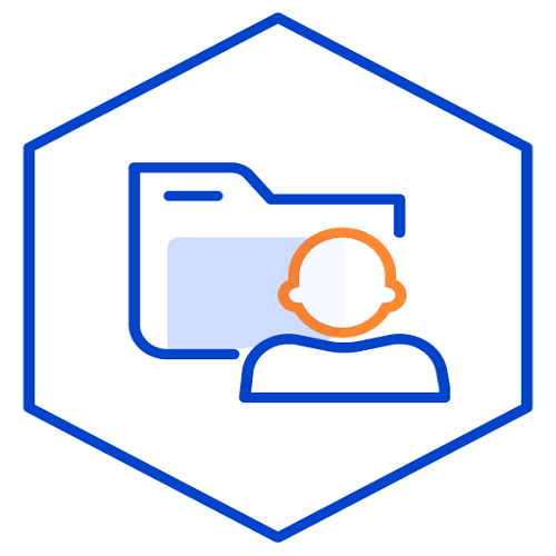 사람형상의 아이콘 이미지