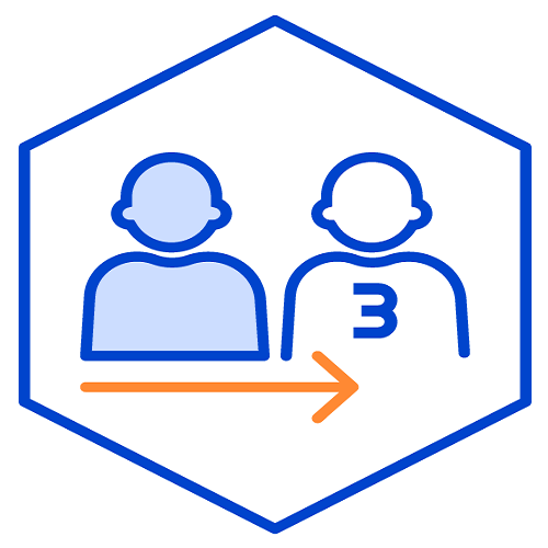 사람형상의 아이콘 이미지