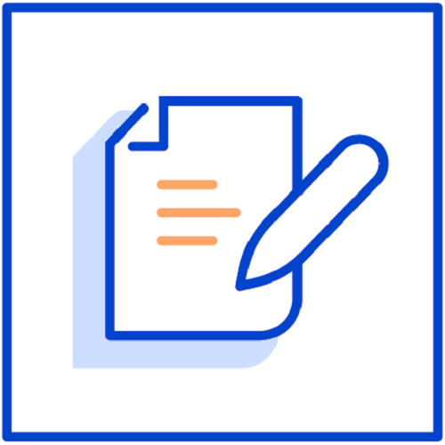 사람형상의 아이콘 이미지