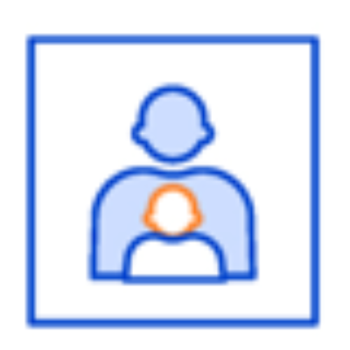 사람형상의 아이콘 이미지